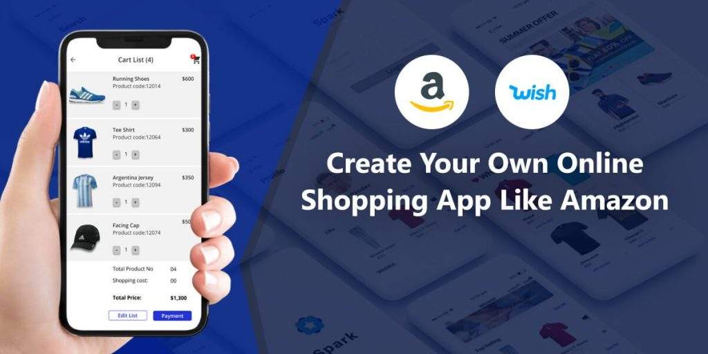 how to create an app like amazon